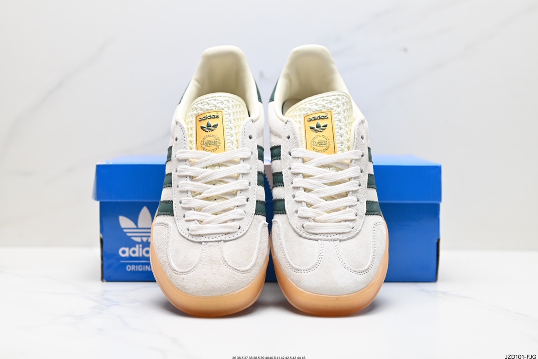 140 阿迪达斯Adidas originals Gazelle Indoor 这款阿迪达斯运动鞋 IH7502