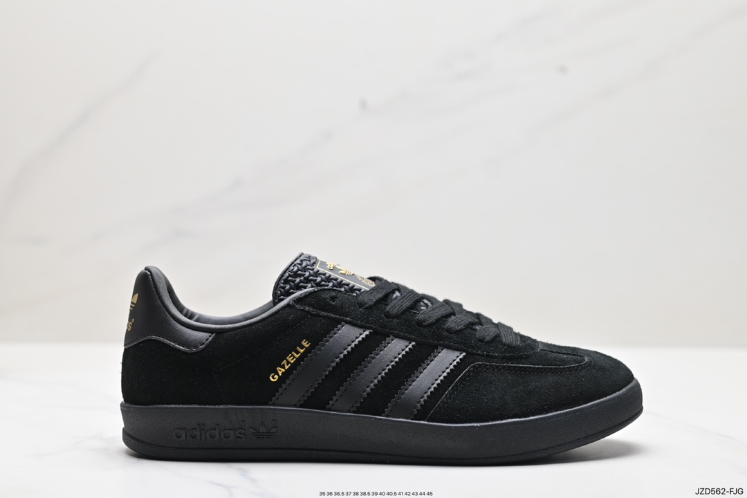 140 Adidas Originals Gazelle Indoor 三叶草复古休闲防滑耐磨低帮板鞋  BB5478