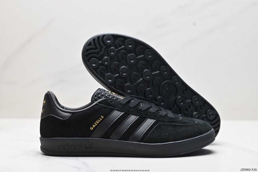 140 Adidas Originals Gazelle Indoor 三叶草复古休闲防滑耐磨低帮板鞋  BB5478