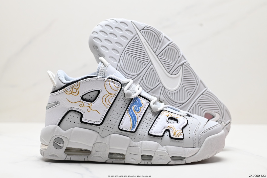 270 纯原版本 Nike Air More Uptempo OG耐克皮蓬全掌气垫篮球鞋  FB3021-001