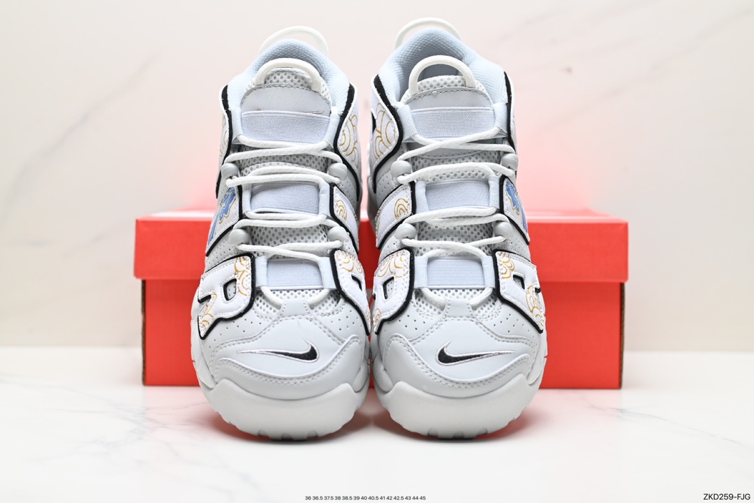 270 纯原版本 Nike Air More Uptempo OG耐克皮蓬全掌气垫篮球鞋  FB3021-001