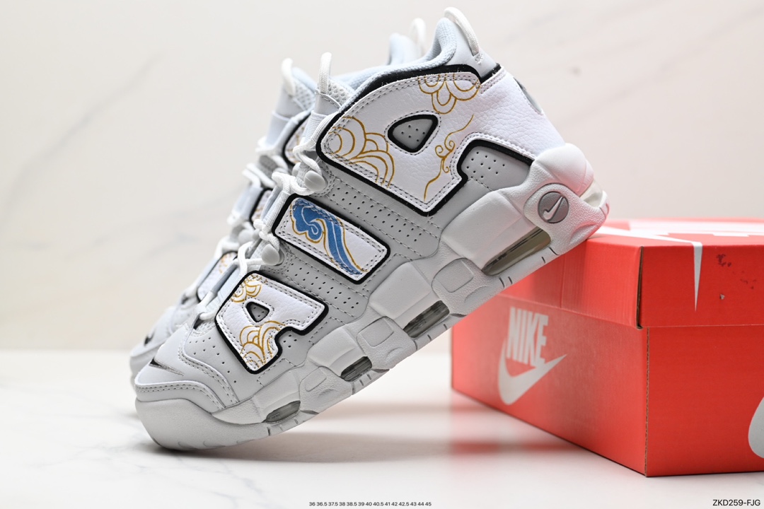 270 纯原版本 Nike Air More Uptempo OG耐克皮蓬全掌气垫篮球鞋  FB3021-001