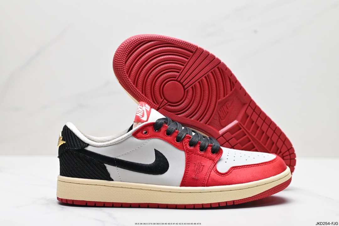 160 乔 Trophy Room 再次携手Jordan Brand共同打造全新Air Jordan 1 Low 0G联名款 FN0432-100