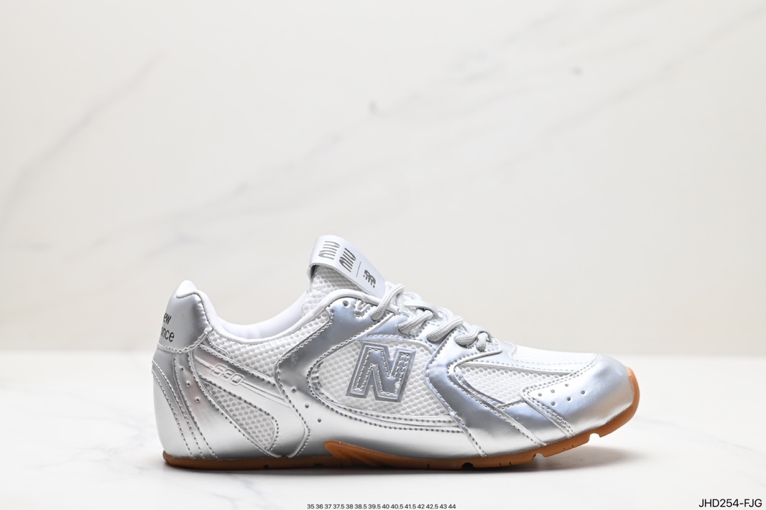 190 缪缪MiuMiu x NB新百伦New Balance 530 SL系列低帮经典复古休闲运动慢跑鞋“联名翻毛卡其鞋带”