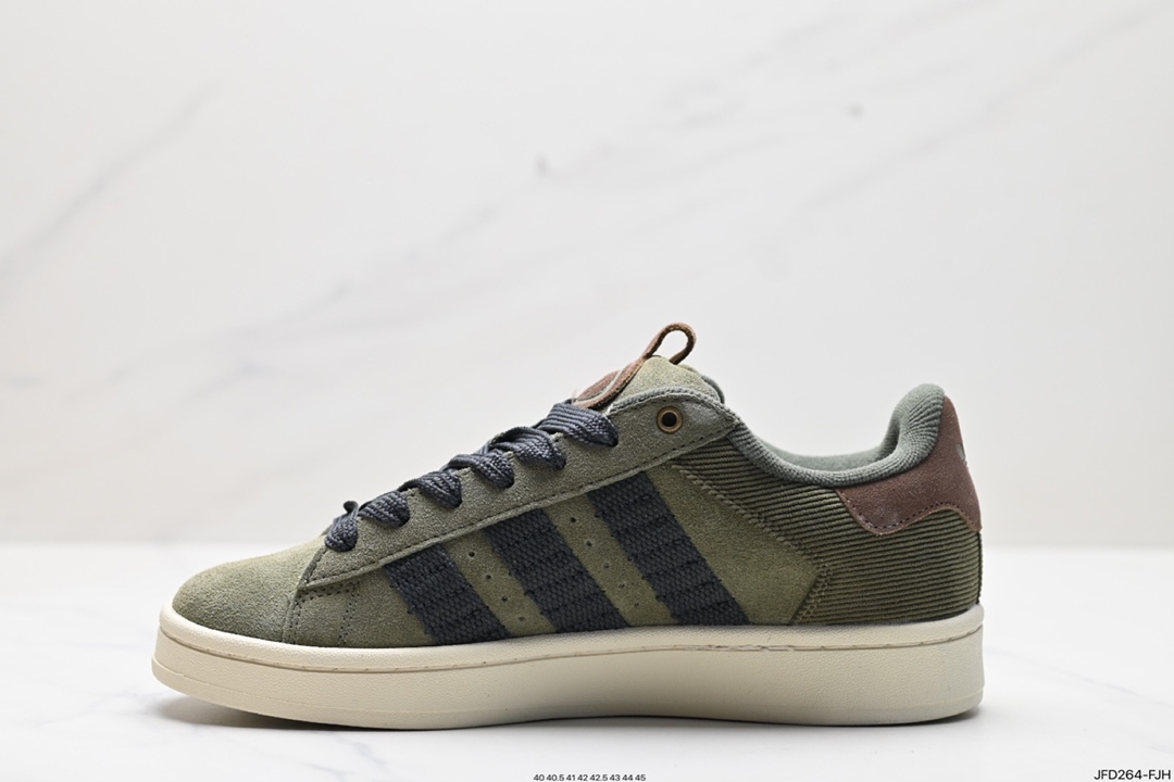 Adidas Originals Campus 00s 学院系列 面包风经典复古低帮百搭休闲运动板鞋 IF4335