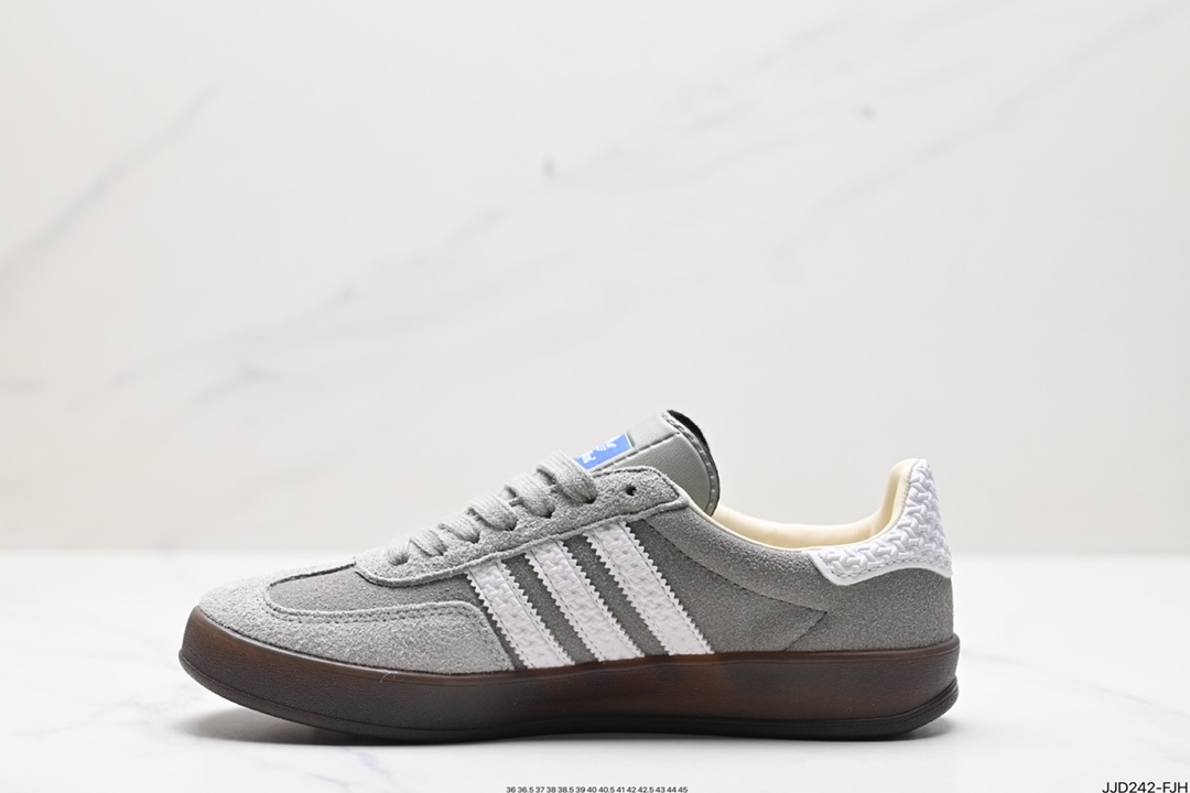 130 阿迪达斯Adidas Originals Gazelle Indoor 三叶草复古防滑耐磨低帮板鞋  IF1807