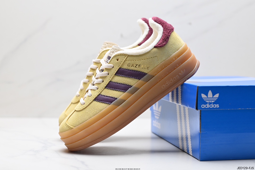 150 阿迪达斯Adidas Gazelle Bold w 低帮复古百搭休闲运动板鞋 IF5937