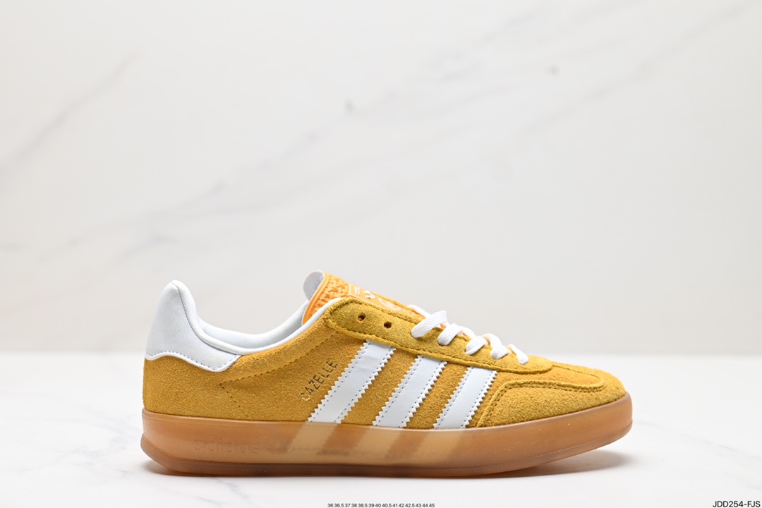 120 阿迪达斯Adidas Originals Gazelle Indoor 三叶草复古防滑耐磨低帮板鞋 IF1809