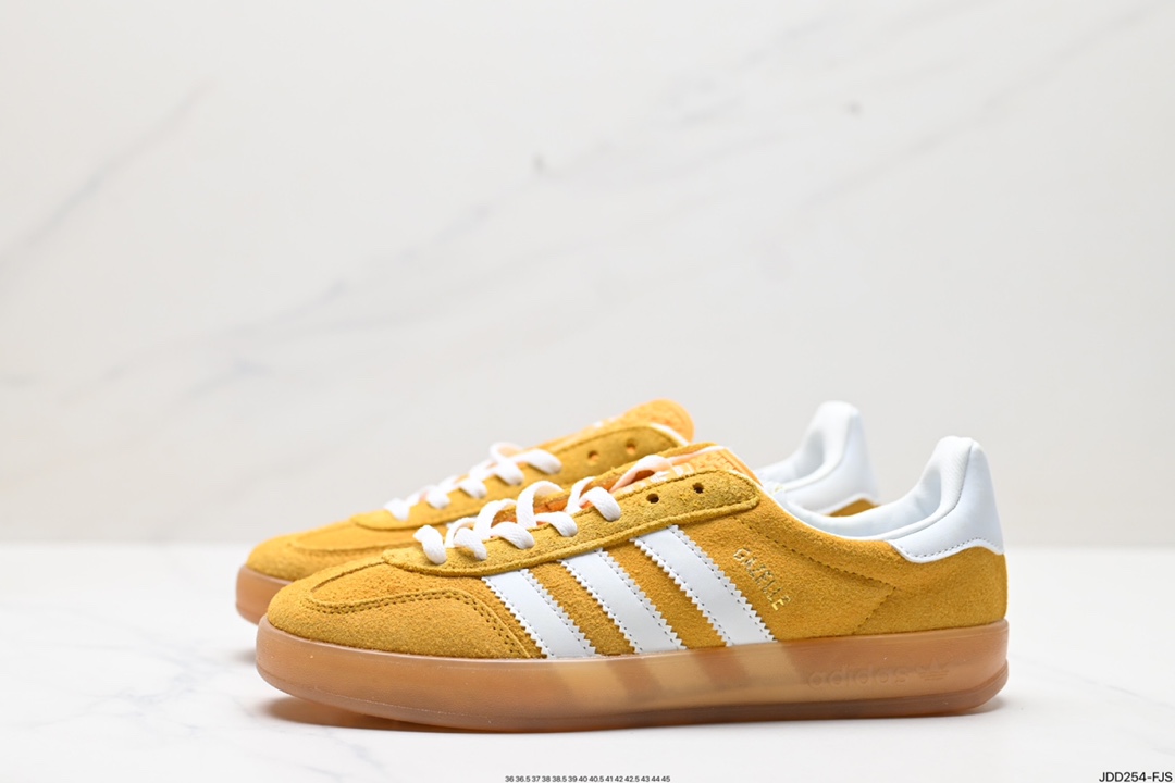 120 阿迪达斯Adidas Originals Gazelle Indoor 三叶草复古防滑耐磨低帮板鞋 IF1809