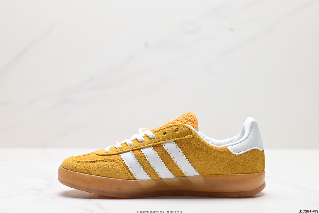 120 阿迪达斯Adidas Originals Gazelle Indoor 三叶草复古防滑耐磨低帮板鞋 IF1809