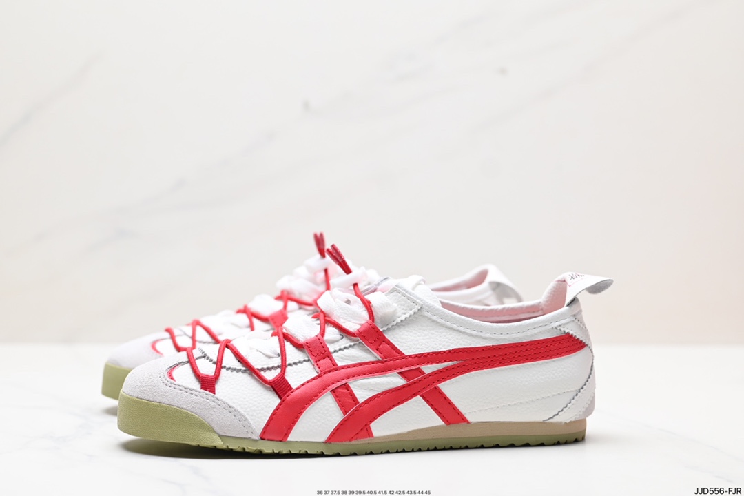 130 亚瑟士 Onitsuka Tiger Tokuten 布面 复古低帮休闲跑鞋 1183C126-100