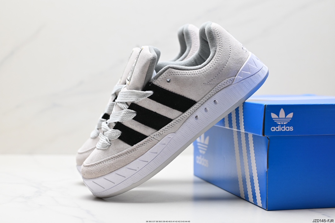 140 Adidas Adimatic Low 马蒂奇系列低帮复古鲨鱼面包鞋运动休闲滑板板鞋 lD8266