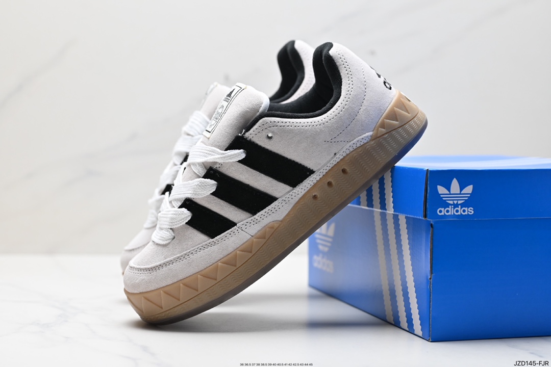 140 Adidas Adimatic Low 马蒂奇系列低帮复古鲨鱼面包鞋运动休闲滑板板鞋 lD8266