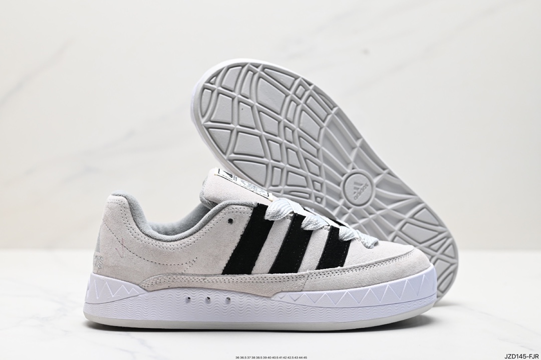 140 Adidas Adimatic Low 马蒂奇系列低帮复古鲨鱼面包鞋运动休闲滑板板鞋 lD8266