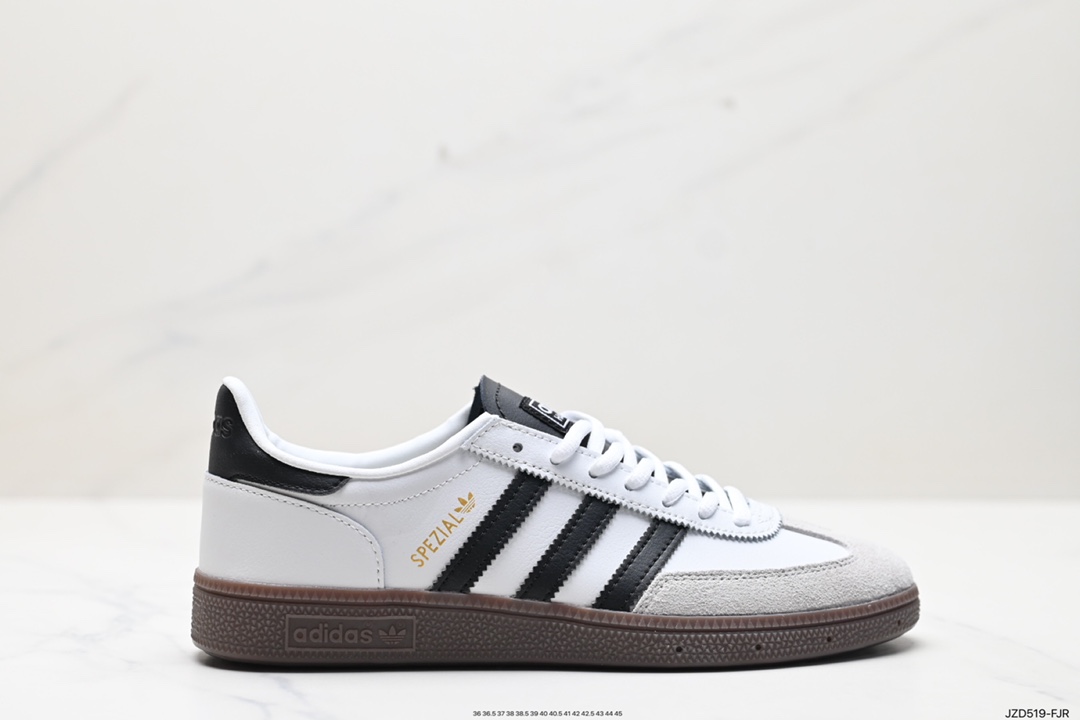 140 阿迪达斯Adidas Originals Gazelle Indoor 三叶草复古防滑耐磨低帮板鞋 HQ8717 lE3403