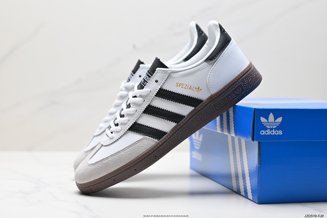 140 阿迪达斯Adidas Originals Gazelle Indoor 三叶草复古防滑耐磨低帮板鞋 HQ8717 lE3403