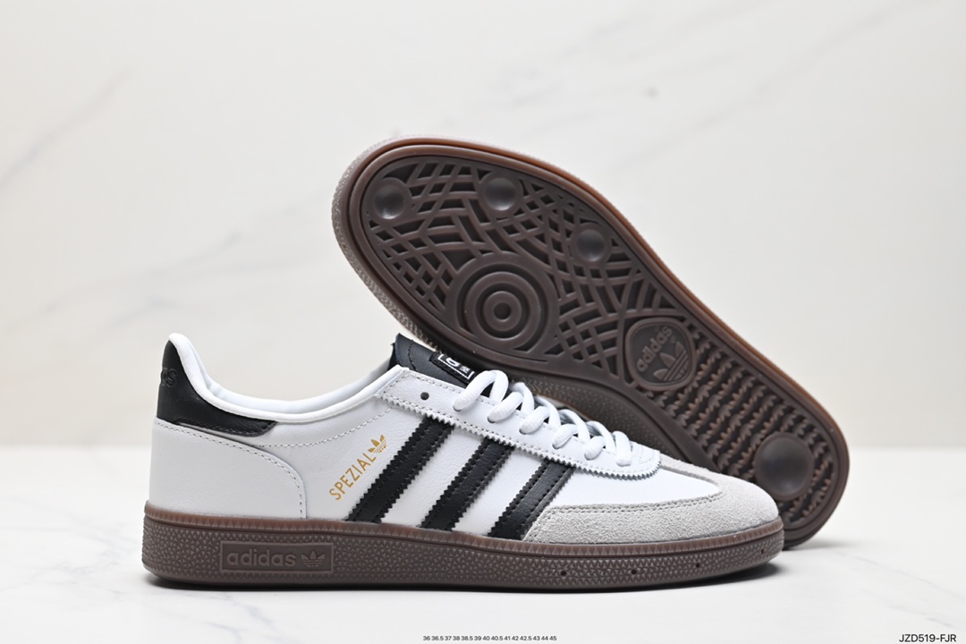 140 阿迪达斯Adidas Originals Gazelle Indoor 三叶草复古防滑耐磨低帮板鞋 HQ8717 lE3403