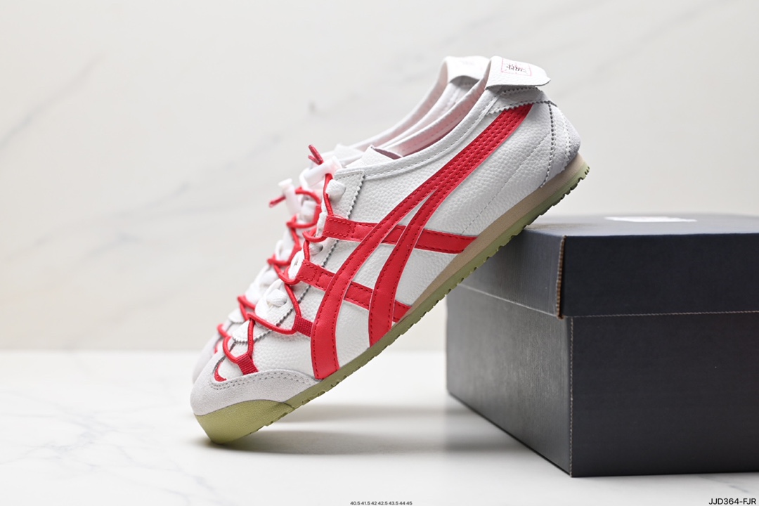 130 亚瑟士 Onitsuka Tiger Tokuten 布面 复古低帮休闲跑鞋 1183C126-100