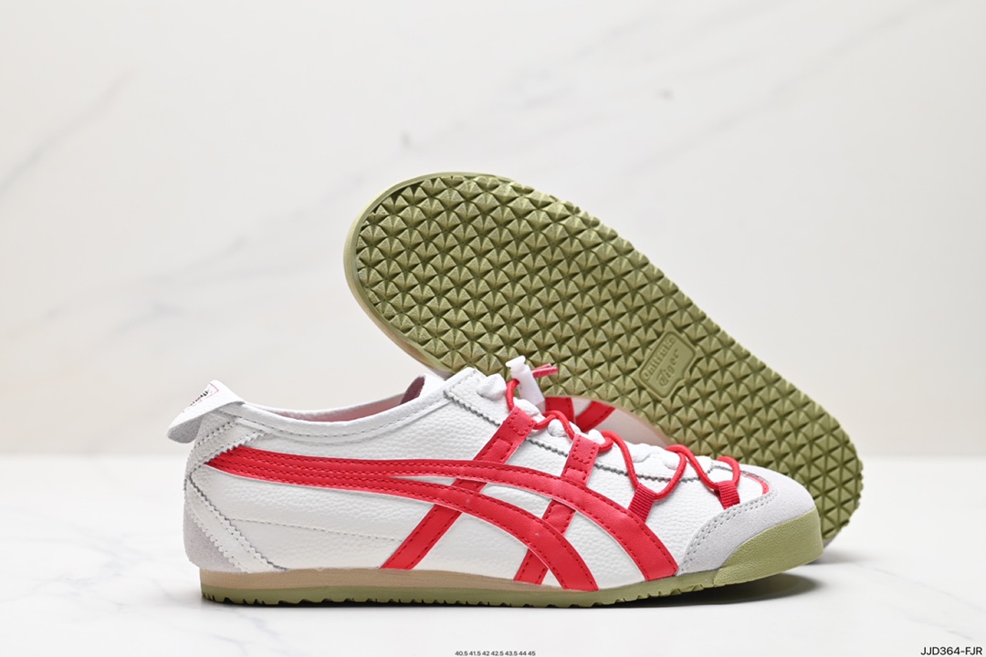 130 亚瑟士 Onitsuka Tiger Tokuten 布面 复古低帮休闲跑鞋 1183C126-100