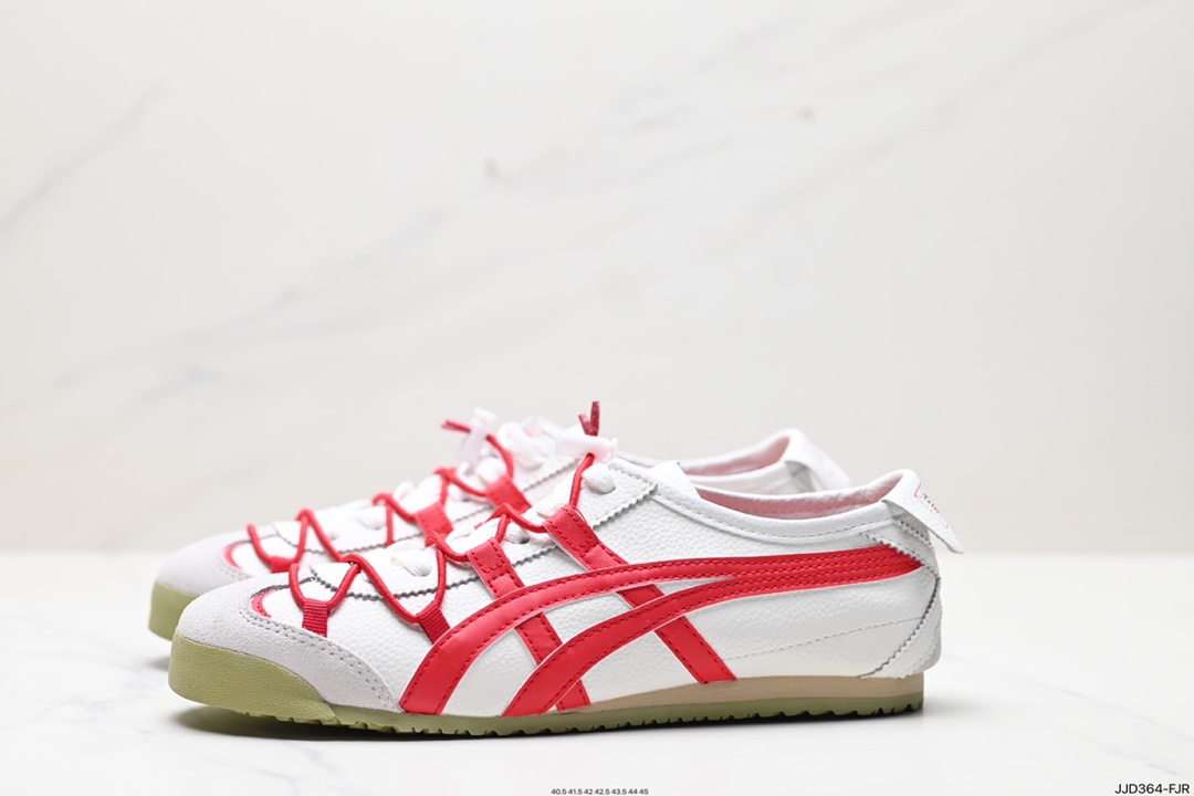 130 亚瑟士 Onitsuka Tiger Tokuten 布面 复古低帮休闲跑鞋 1183C126-100