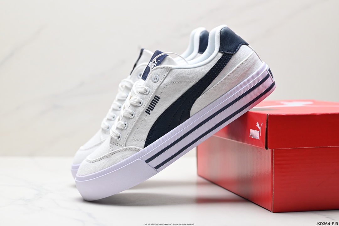 160 Puma年度王炸单品 PUMA彪马COURT CLASSIC VULC FS复古休闲板鞋 396353-04