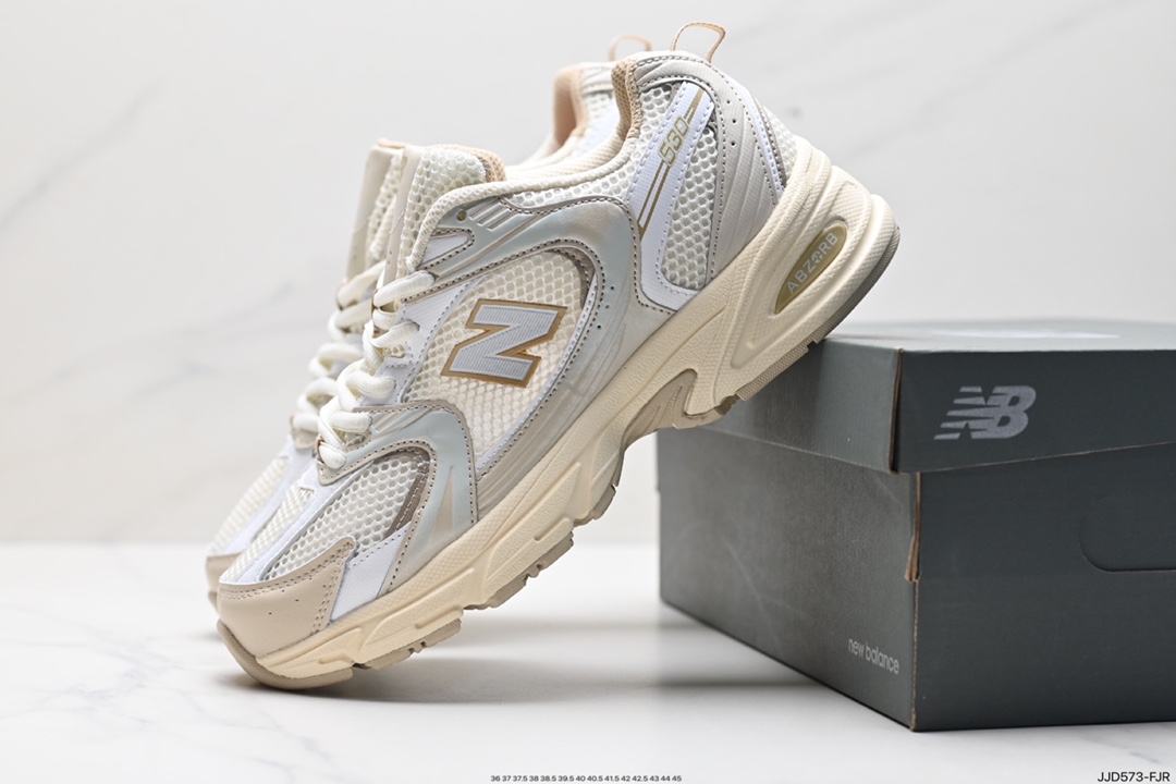 130 新百伦 NB/New Balance MR530系列复古老爹风网布跑步休闲运动鞋 MR530AA