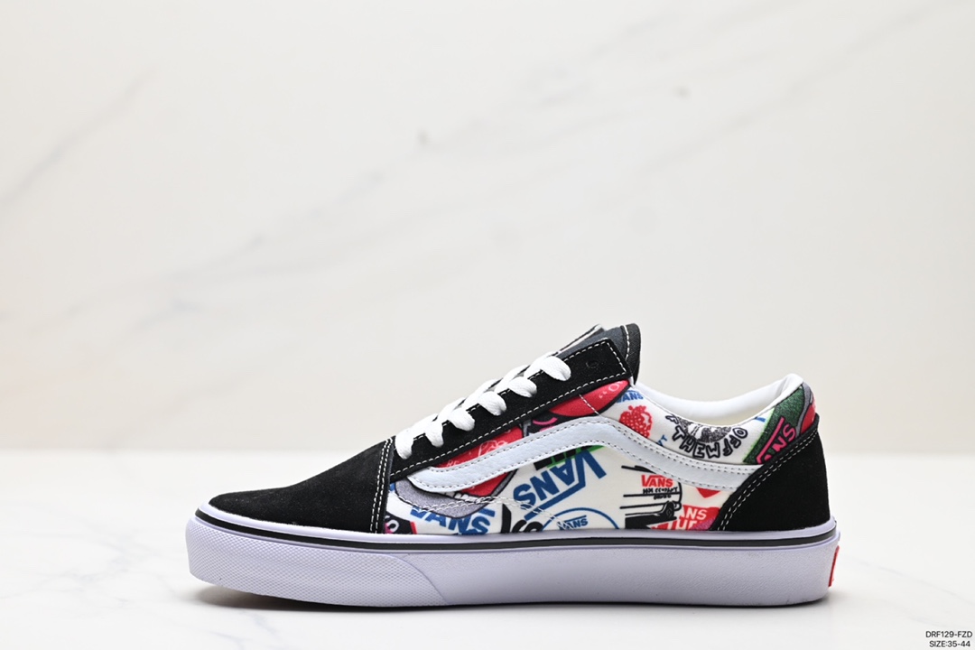 115 万斯Vans Old Skool Platform 黑武士 范斯官方 轻便耐磨舒适厚底休闲帆布鞋