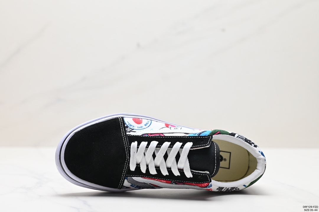 115 万斯Vans Old Skool Platform 黑武士 范斯官方 轻便耐磨舒适厚底休闲帆布鞋