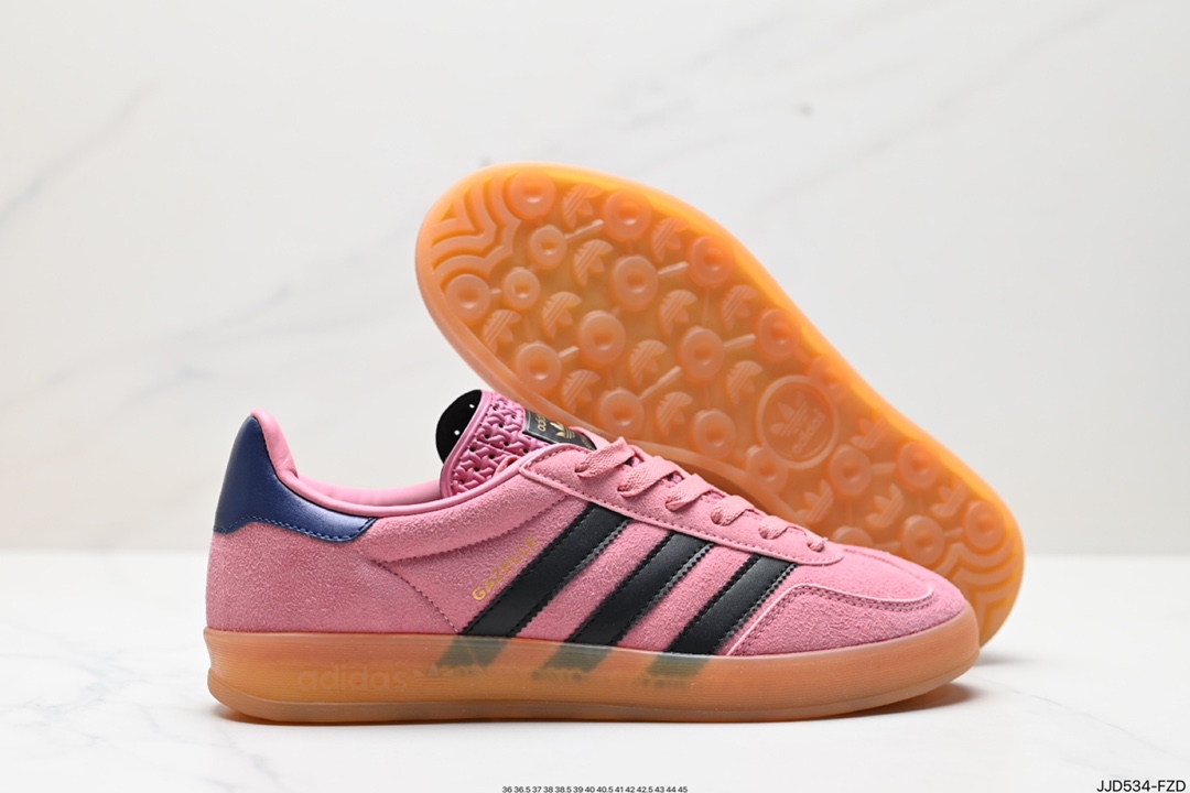 130 adidas originals Gazelle Indoor 粉黑 IF7002