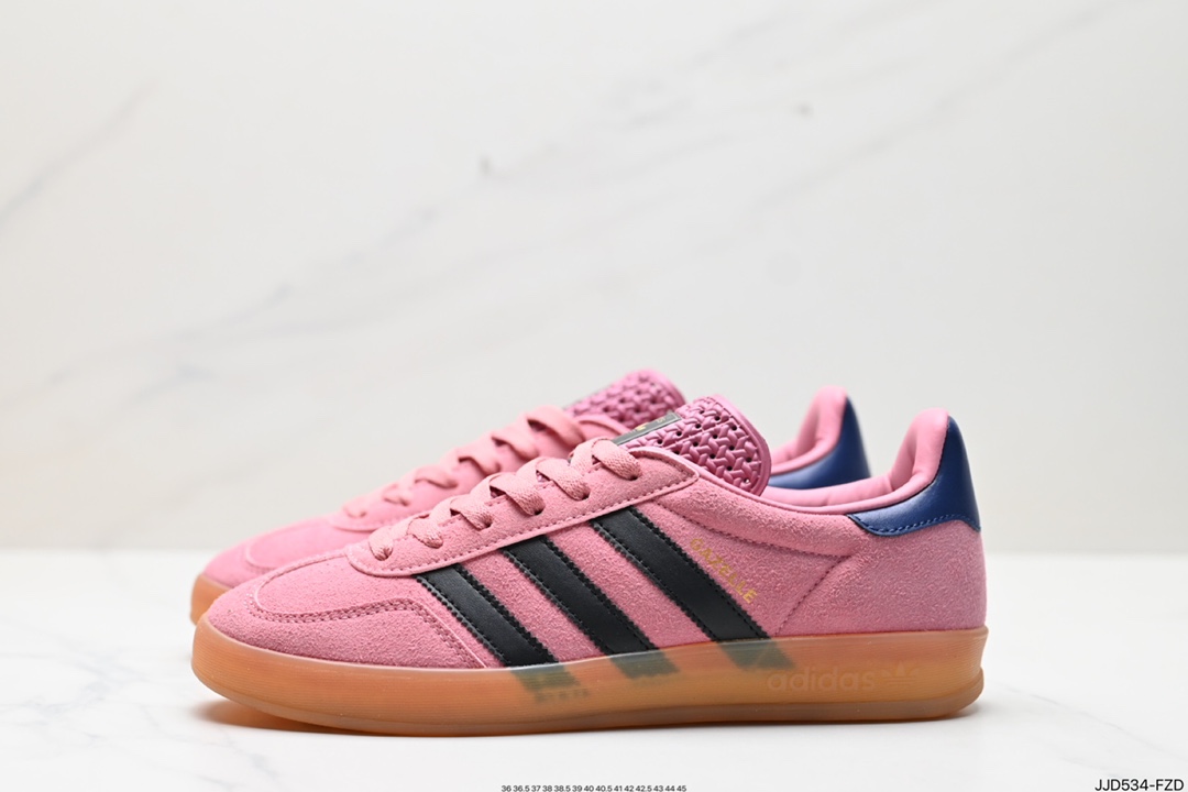 130 adidas originals Gazelle Indoor 粉黑 IF7002