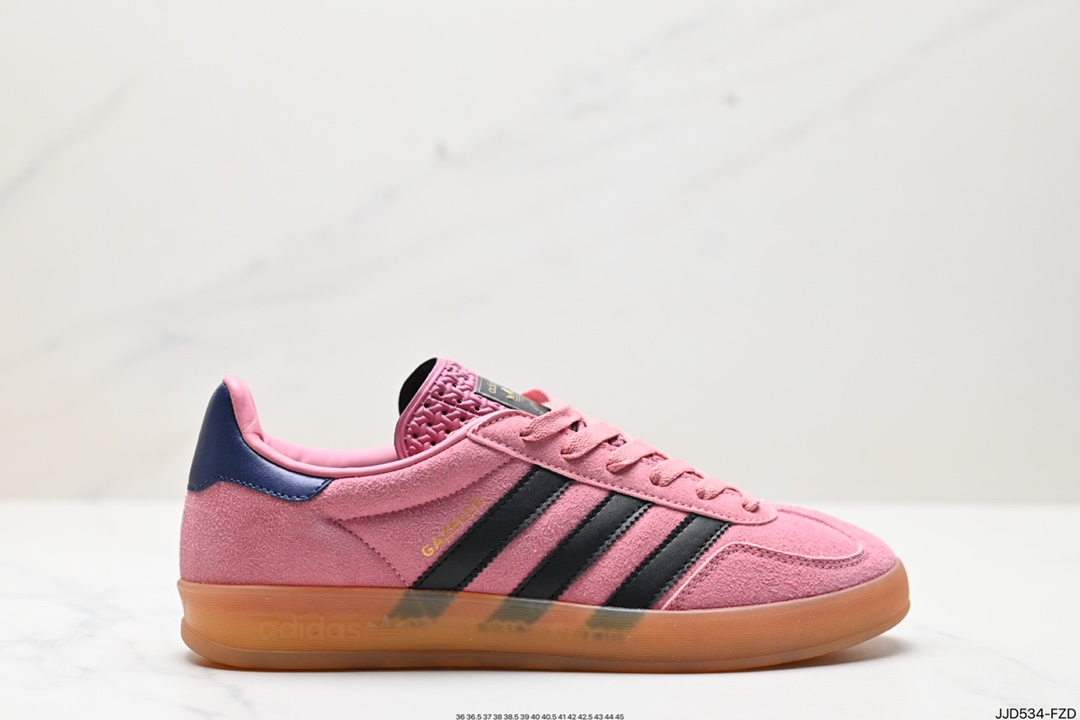 130 adidas originals Gazelle Indoor 粉黑 IF7002