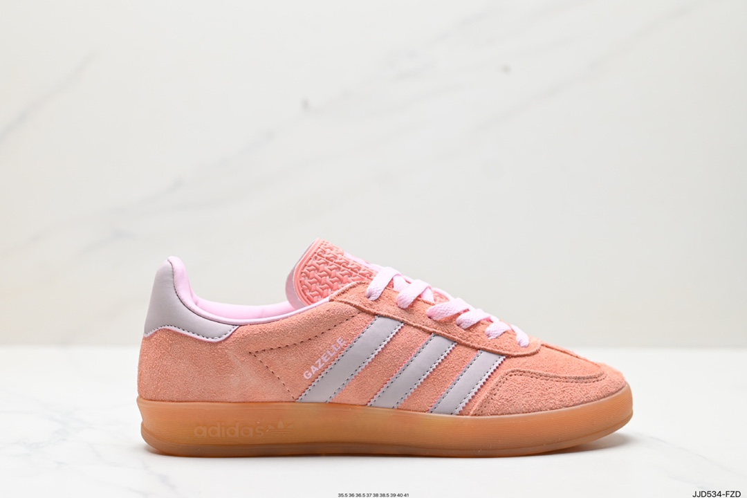 130 adidas originals Gazelle Indoor 粉黑 IF7002