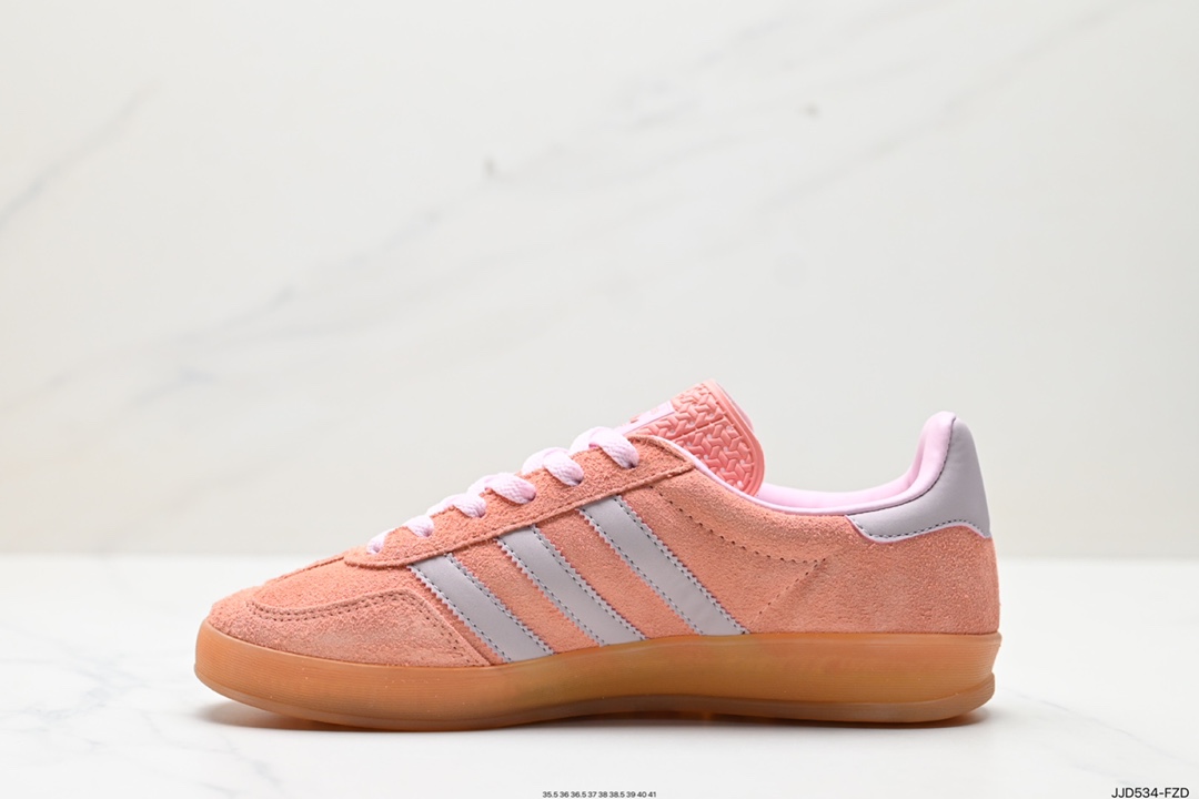 130 adidas originals Gazelle Indoor 粉黑 IF7002