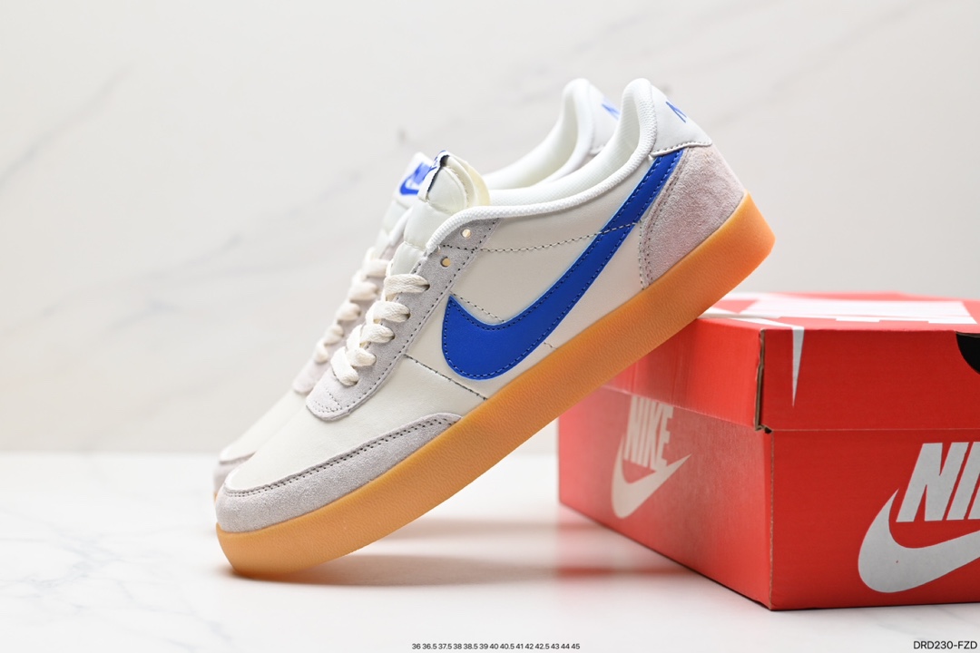 110 板鞋J.Crew x Nike 联名 Killshot II Leather 采用米白色皮革制作鞋身 432997-112