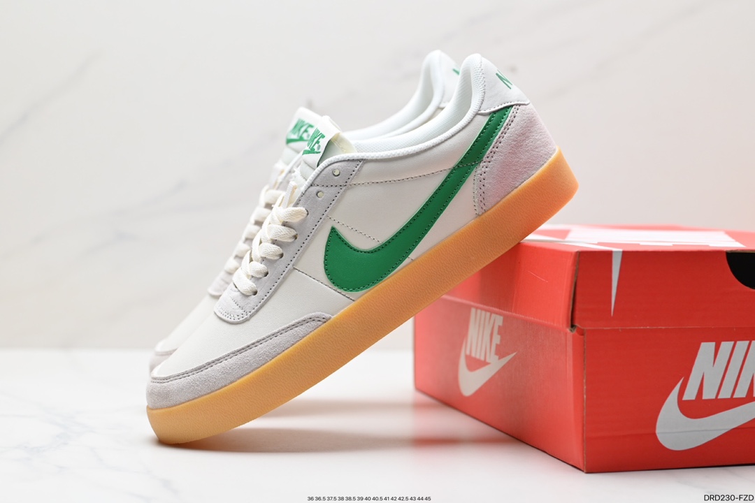 110 板鞋J.Crew x Nike 联名 Killshot II Leather 采用米白色皮革制作鞋身 432997-112