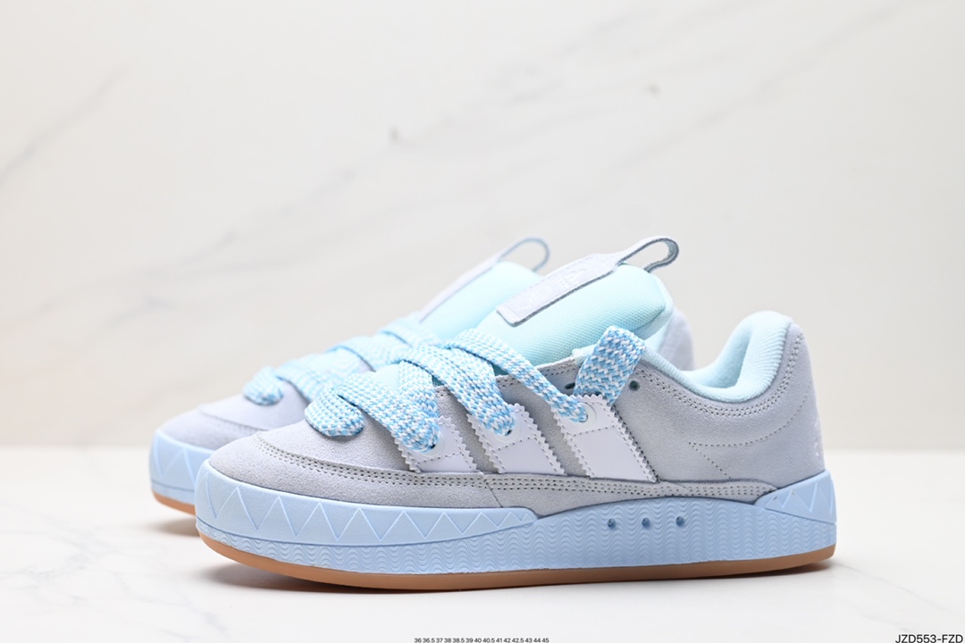 140 Adidas Adimatic Low 马蒂奇系列低帮 复古鲨鱼面包鞋运动休闲滑板板鞋 lG6035