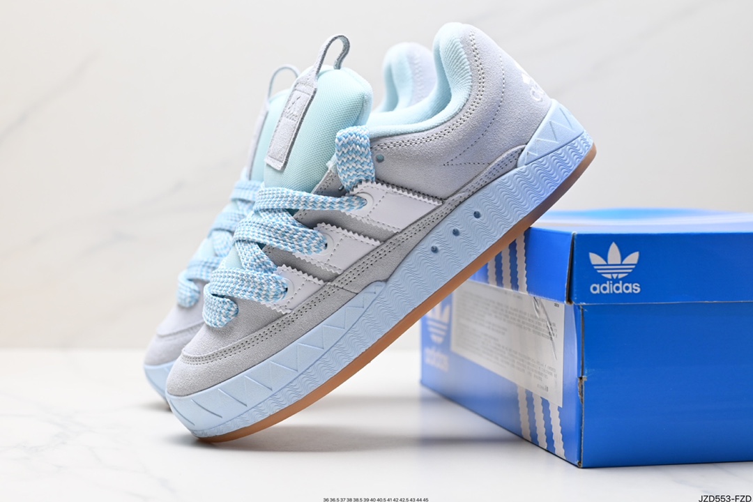 140 Adidas Adimatic Low 马蒂奇系列低帮 复古鲨鱼面包鞋运动休闲滑板板鞋 lG6035