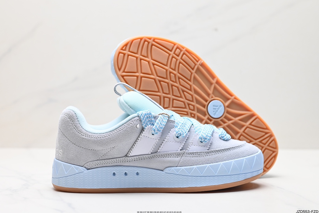 140 Adidas Adimatic Low 马蒂奇系列低帮 复古鲨鱼面包鞋运动休闲滑板板鞋 lG6035