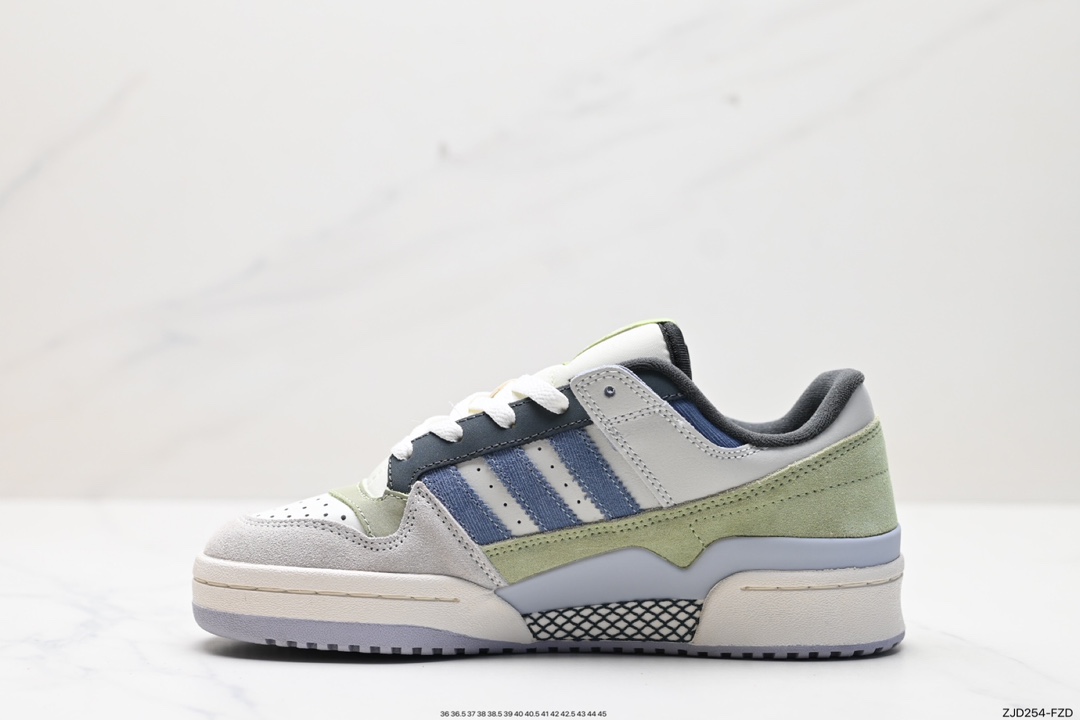 240  adidas originals Forum 84 LoW 魔术贴低帮百搭潮流休闲运动板鞋 lD6263