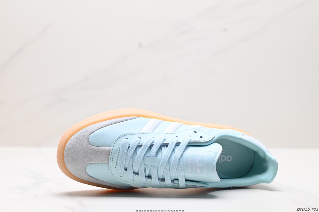 140 阿迪达斯三叶草Adidas Originals Samba Vegan OG”SPD“桑巴舞板鞋 ID0435