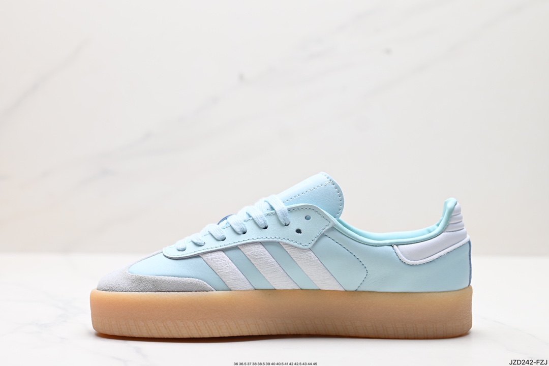 140 阿迪达斯三叶草Adidas Originals Samba Vegan OG”SPD“桑巴舞板鞋 ID0435