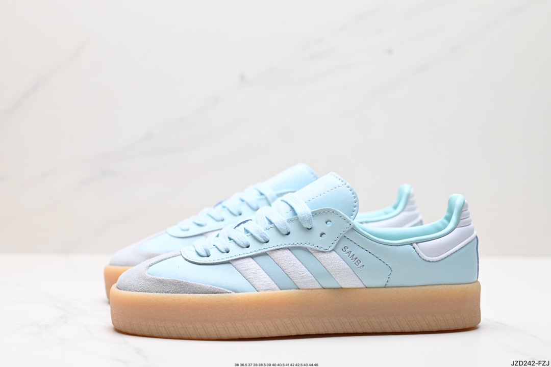 140 阿迪达斯三叶草Adidas Originals Samba Vegan OG”SPD“桑巴舞板鞋 ID0435