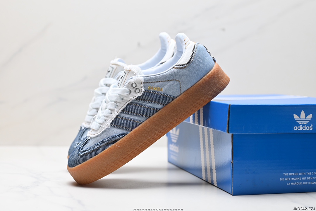 160 Adidas阿迪达斯三叶草SAMBA KITH CLARKS休闲鞋德训鞋 II0001