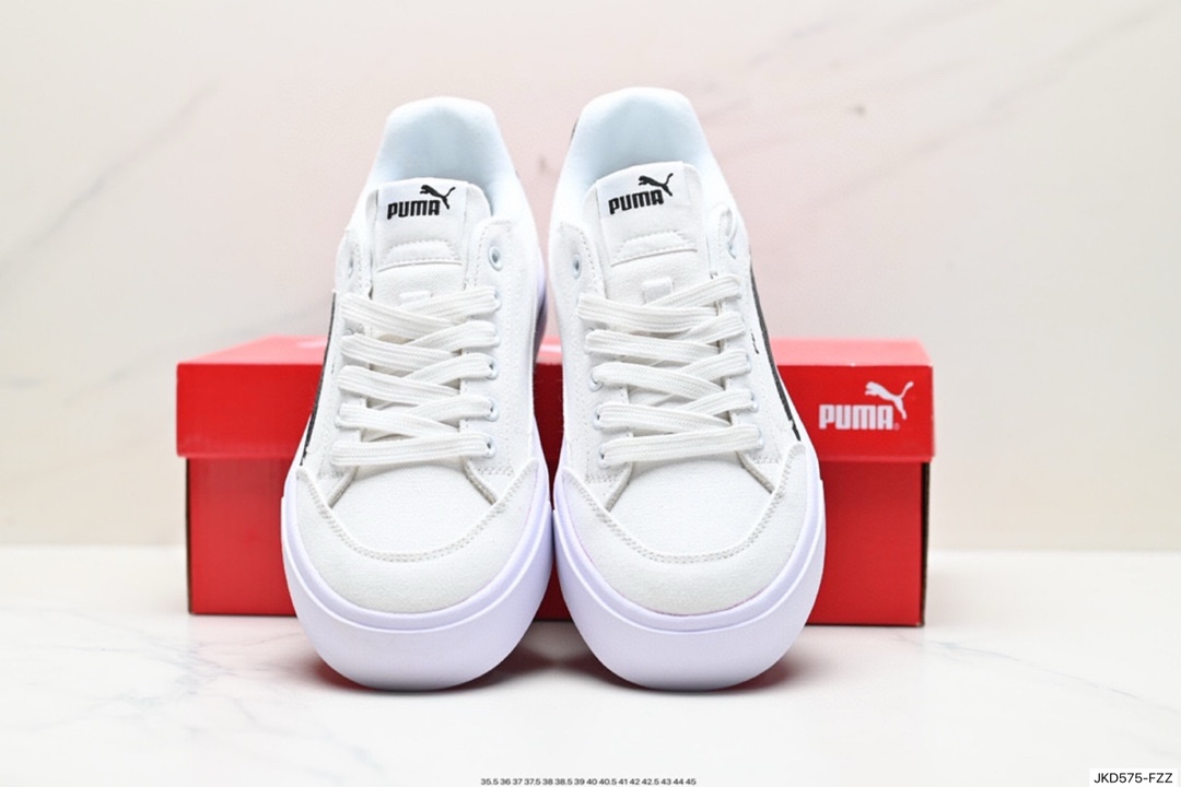 160 Puma年度王炸单品 PUMA彪马COURT CLASSIC VULC FS复古休闲 板鞋 396353-04