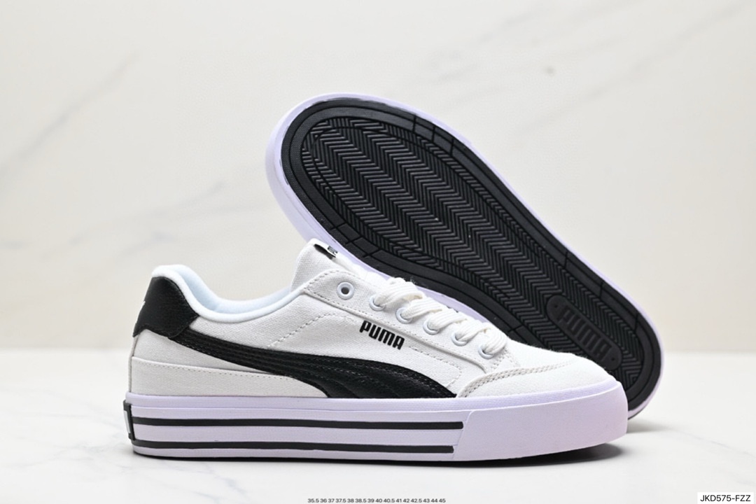 160 Puma年度王炸单品 PUMA彪马COURT CLASSIC VULC FS复古休闲 板鞋 396353-04