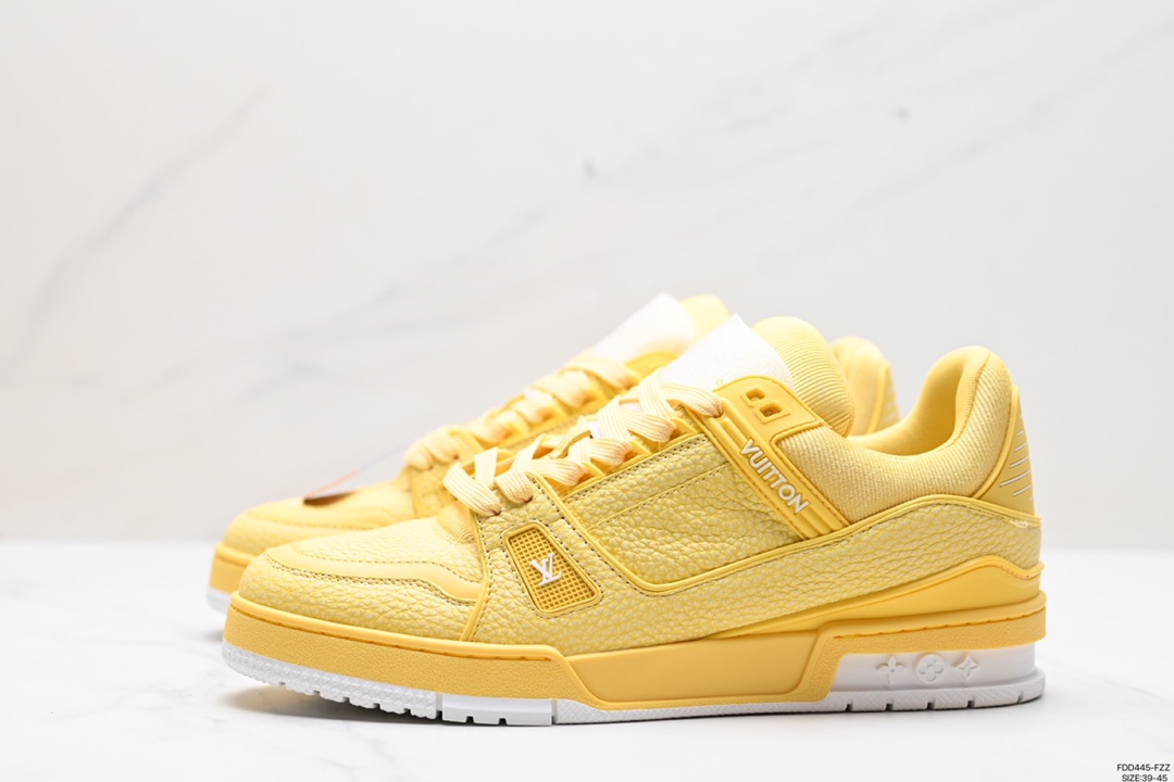 600 Louis Vuitton Trainer Sneaker Low 空胶版本