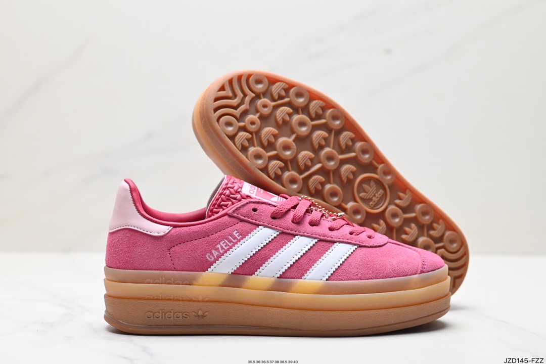 140 阿迪达斯Adidas Gazelle Bold w 低帮复古百搭休闲运动板鞋 lD6997