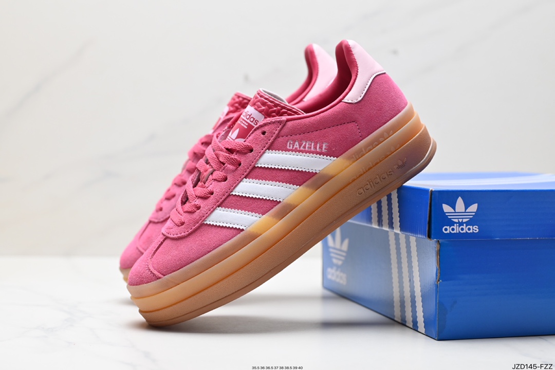 140 阿迪达斯Adidas Gazelle Bold w 低帮复古百搭休闲运动板鞋 lD6997