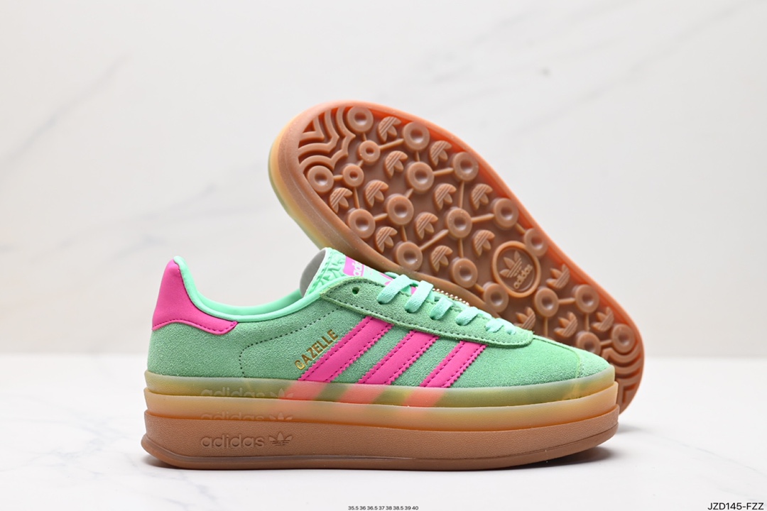 140 阿迪达斯Adidas Gazelle Bold w 低帮复古百搭休闲运动板鞋 lD6997