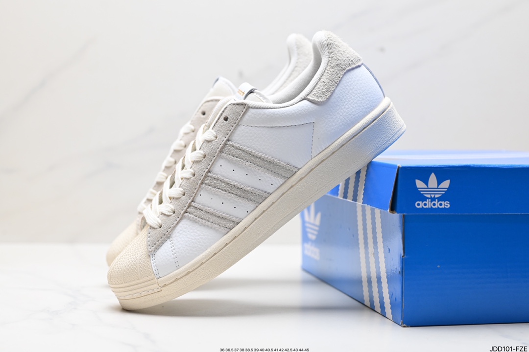 120 阿迪达斯Adidas三叶草 Originals Superstar Pride RM贝壳头板鞋 GY3429